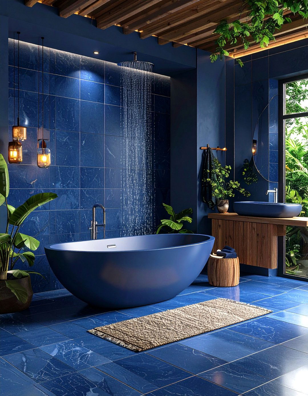 The Tranquil Water Element Bathroom - 30 feng shui interior design ideas