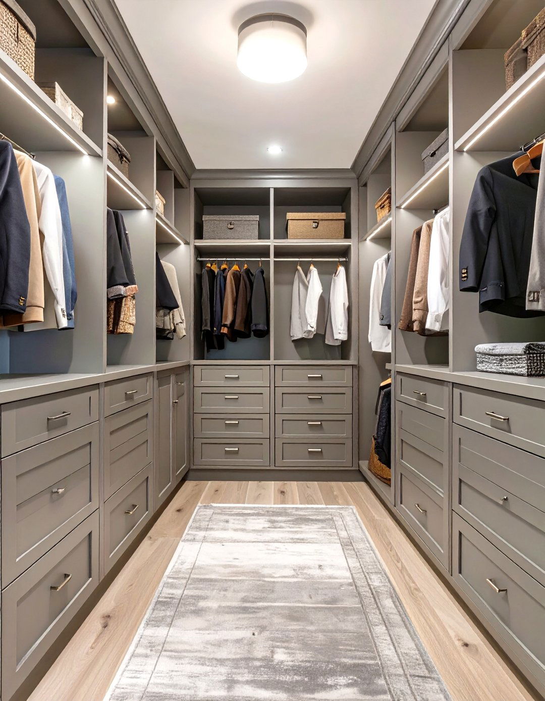 The Transitional Closet with Shaker Cabinets - 30 closet system ideas