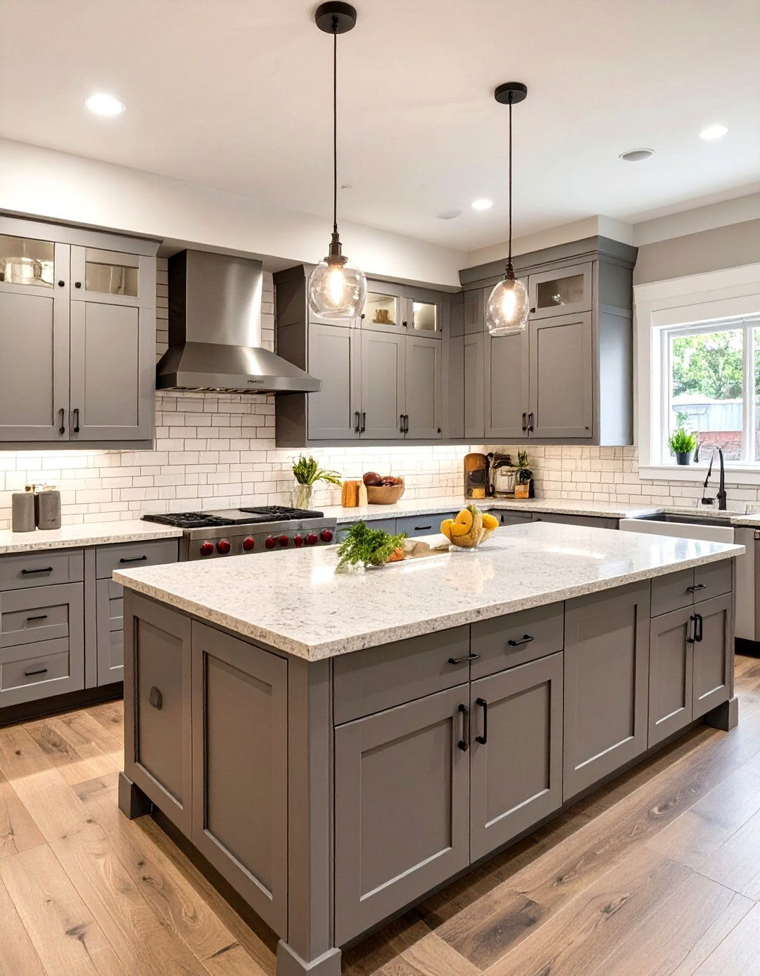 The Transitional Family Friendly Kitchen - 30 basement kitchen ideas