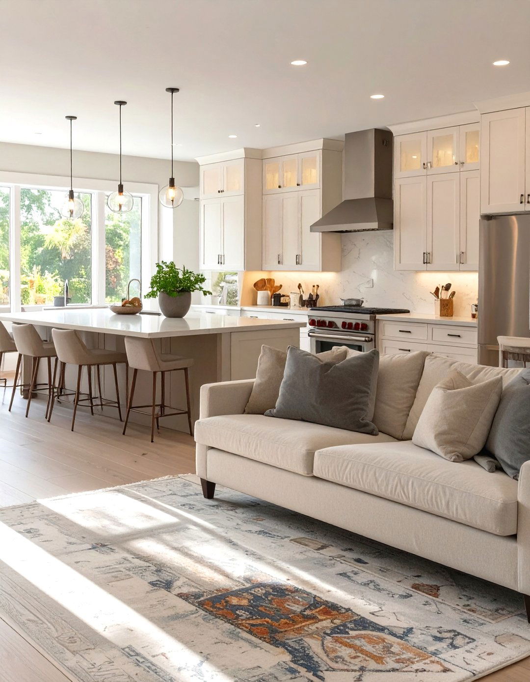 30 Kitchen and Living Room Ideas for Open Floor Plans - We Love Home Blog