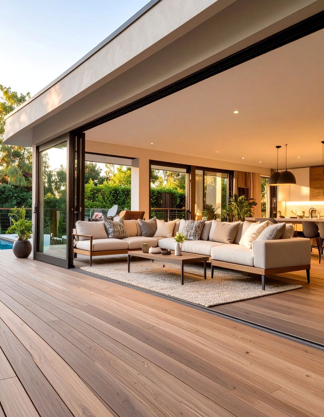 The Transitional Indoor Outdoor Deck - 30 deck layout ideas