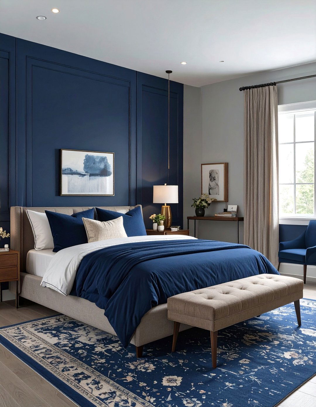 30 Navy Bedroom Ideas for a Sophisticated Space - We Love Home Blog