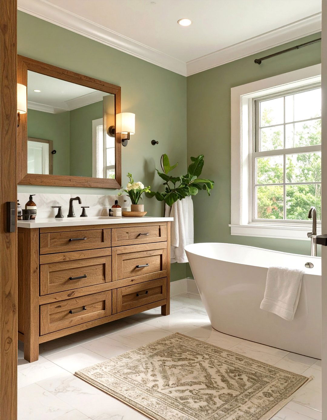 The Transitional Style Bathroom - 30 bathroom renovation ideas