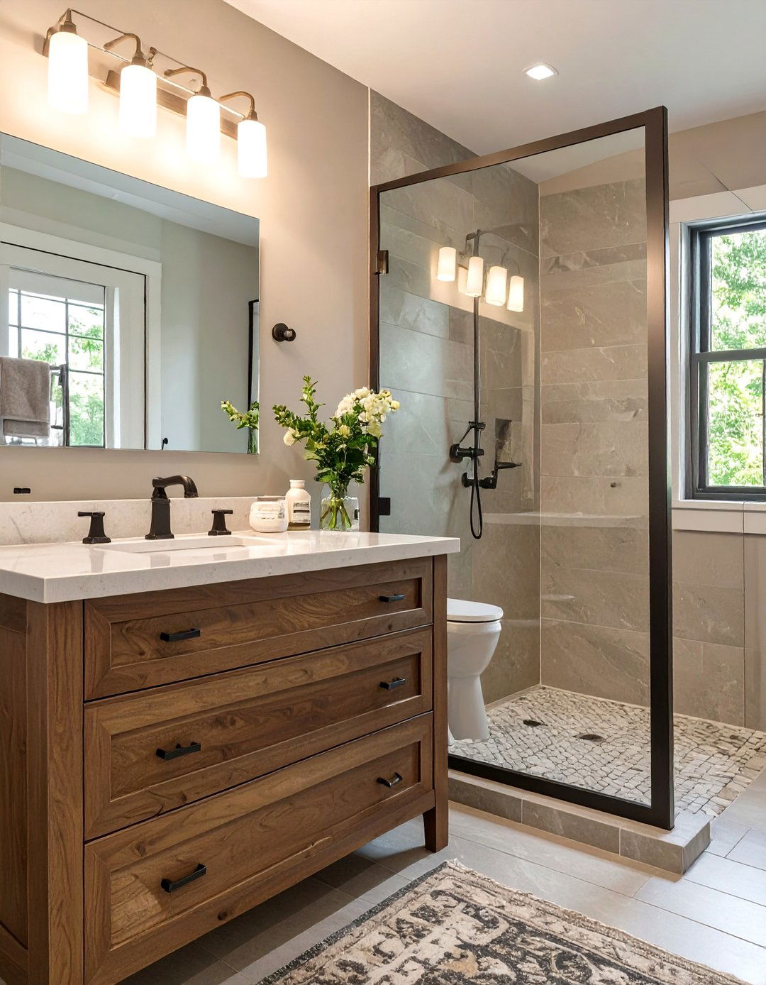The Transitional Style Bathroom - 30 bathroom update ideas