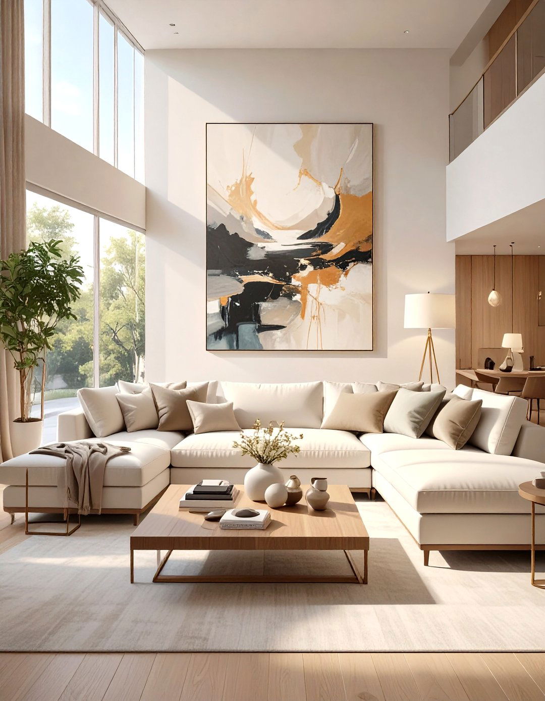 The Transitional Style Bridge - 30 harmony interior design ideas