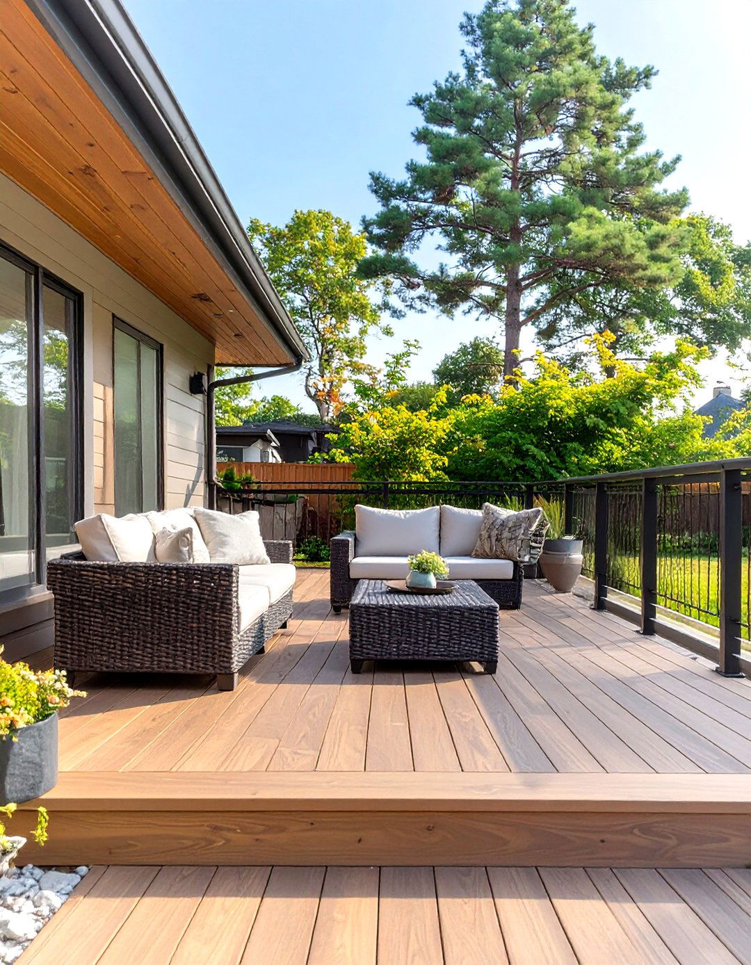 The Transitional Style Deck - 30 custom deck designs