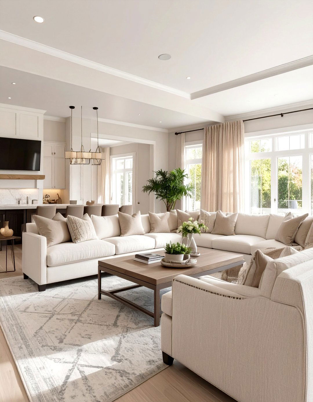 The Transitional Style Family Room - 30 interior design images ideas