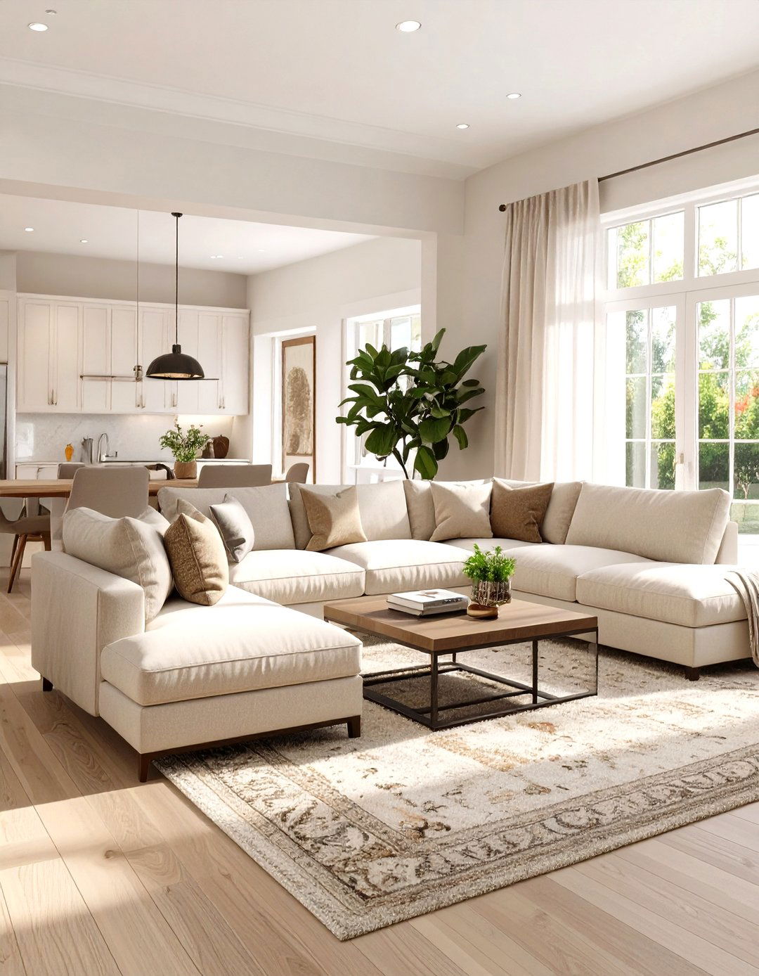 The Transitional Style Family Room - 30 interior design rendering software ideas