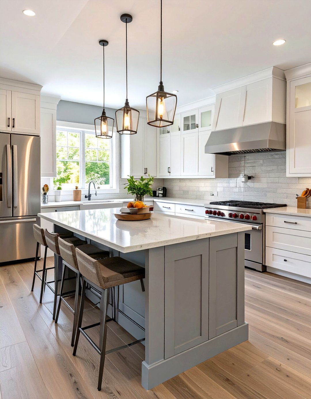 The Transitional Style Kitchen - 30 free kitchen design ideas
