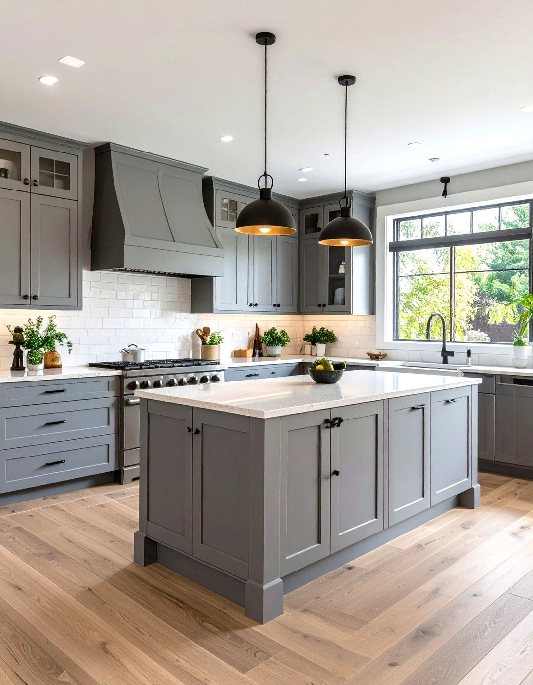 The Transitional Style Kitchen Island - 30 kitchen island decorating ideas