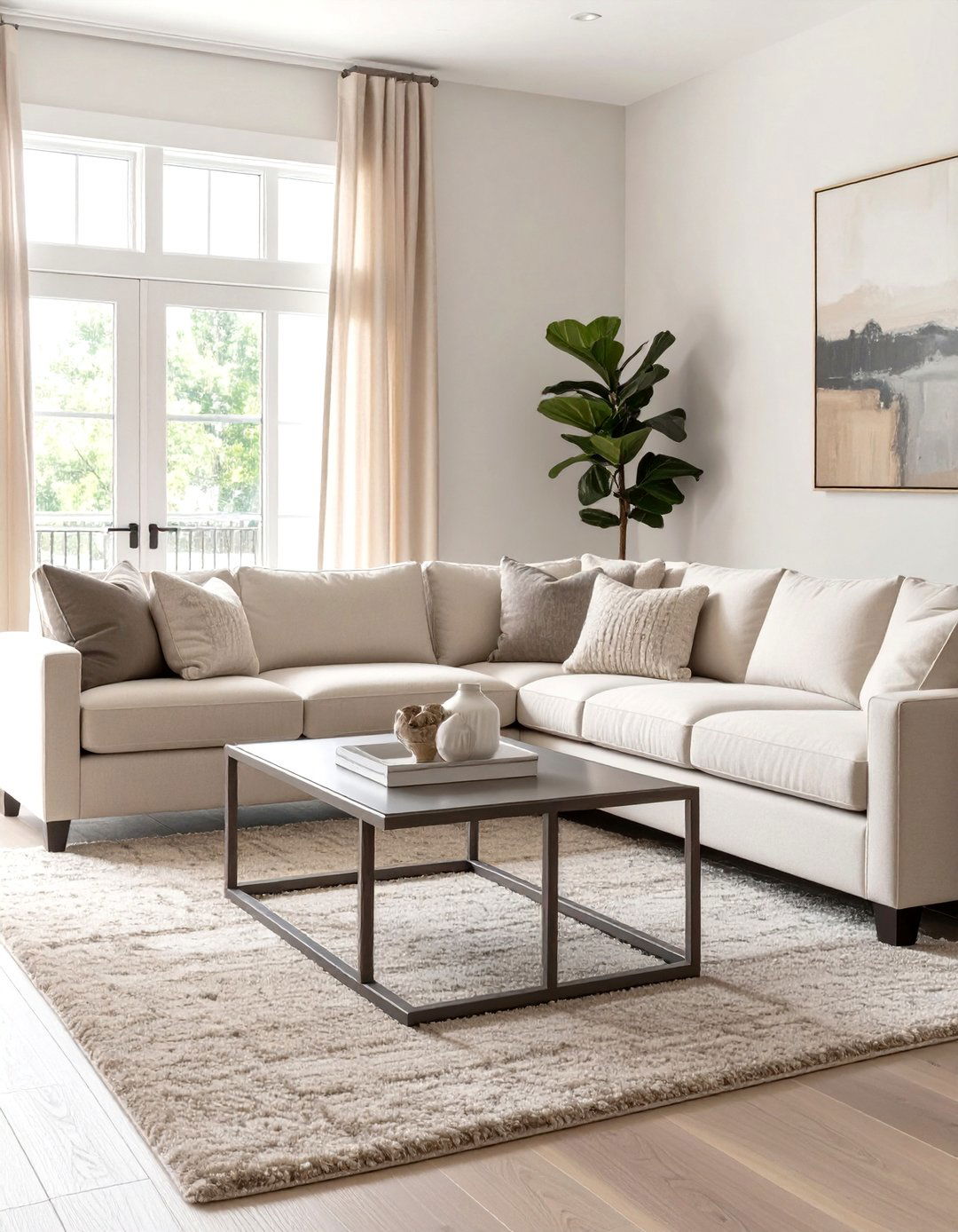 The Transitional Style Living Room - 30 how to design a living room ideas