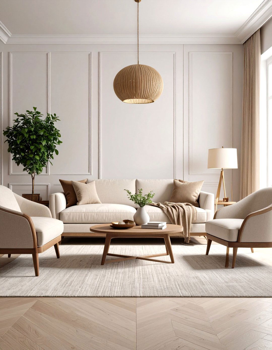 The Transitional Style Living Room - 30 interior decor ideas for living room
