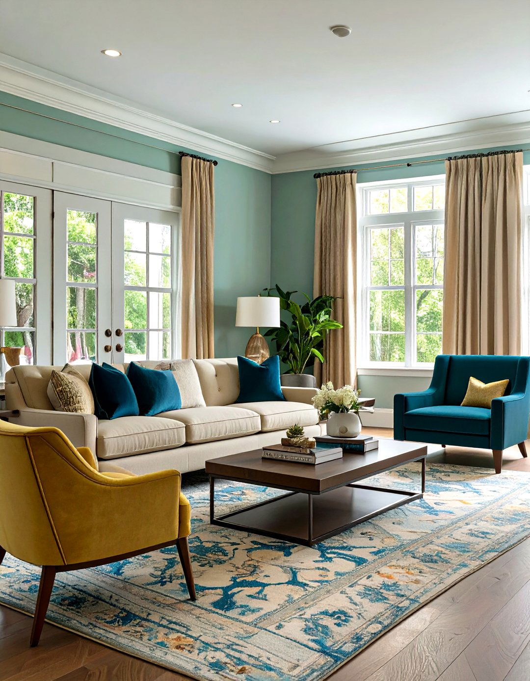 The Transitional Style Living Room - 30 interior design for living room ideas