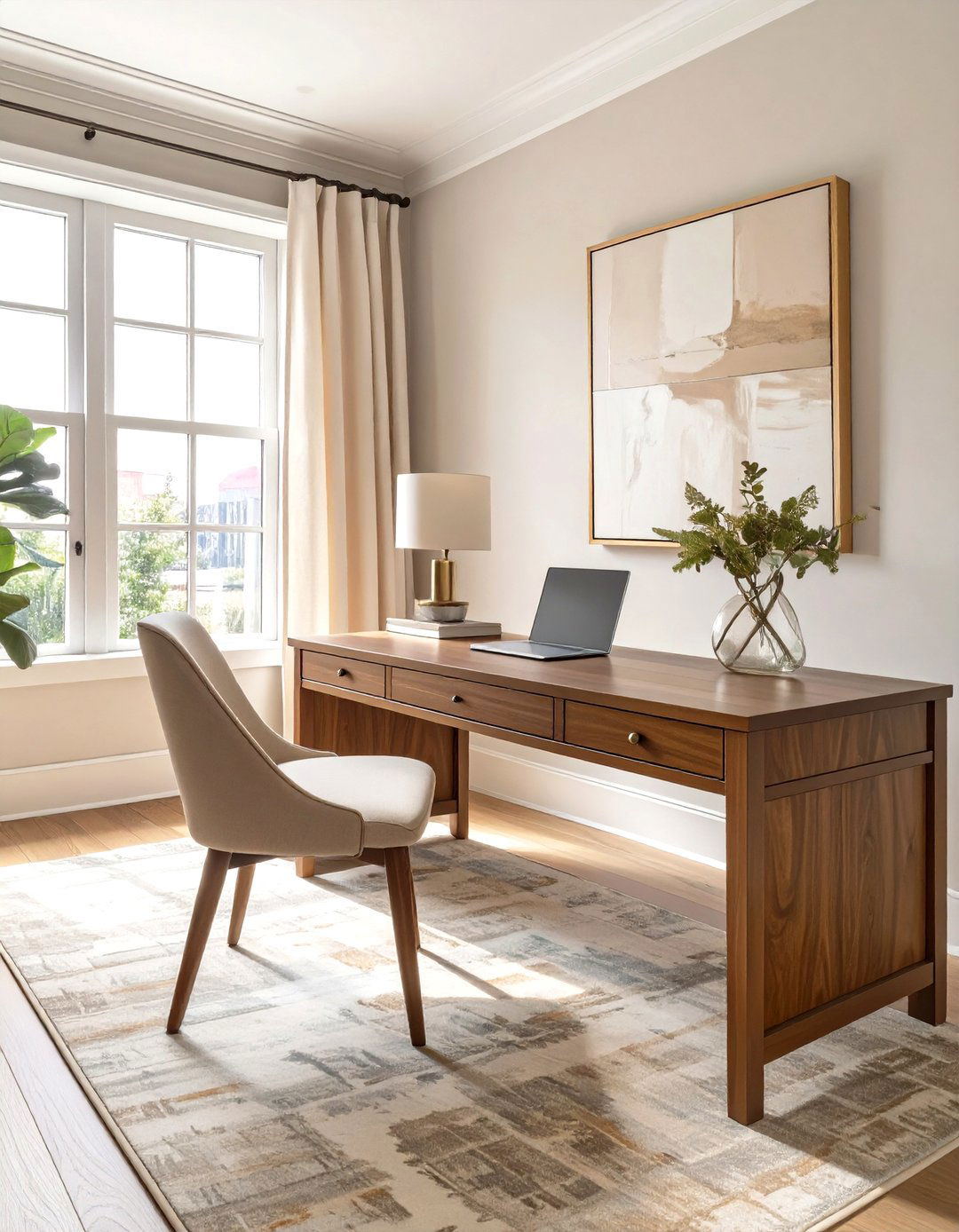 The Transitional Style Office - 30 office  decorating ideas