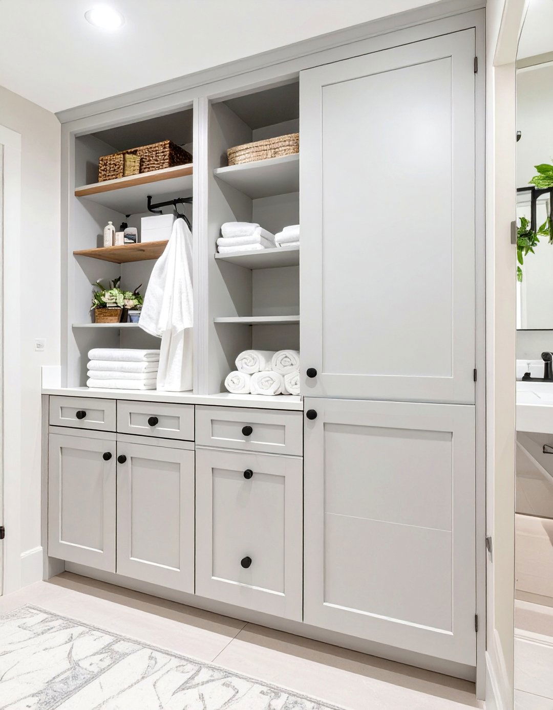 30 Bathroom Linen Closet Ideas for Maximum Storage - We Love Home Blog