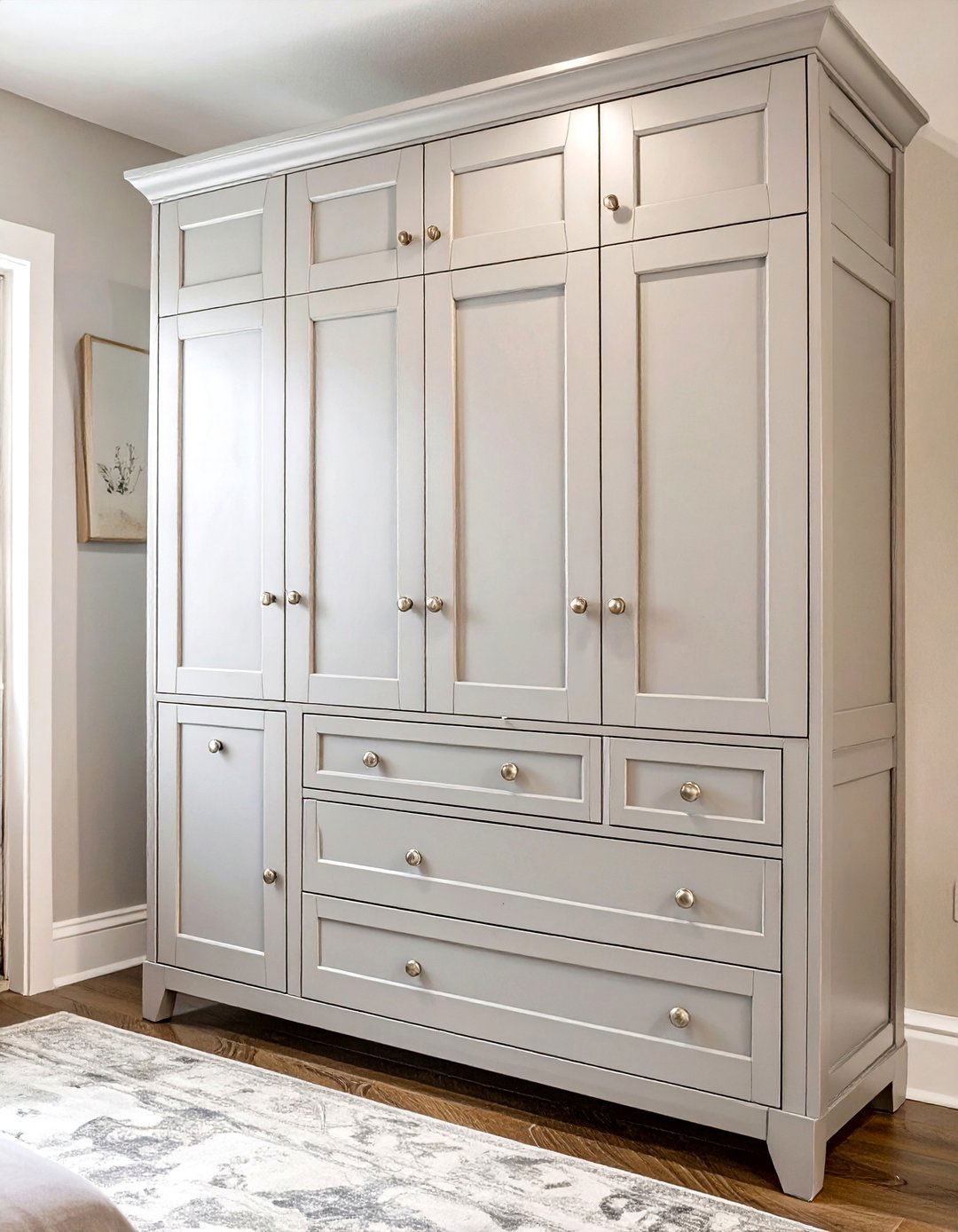 The Transitional Wardrobe with Shaker Doors - 30 bedroom wardrobe design ideas