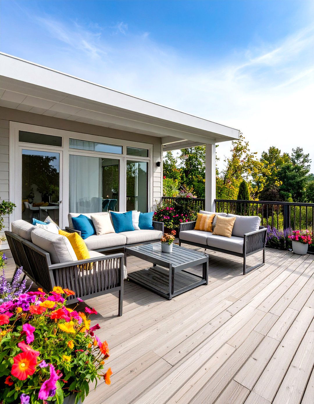 The Translucent Polycarbonate Panels - 30 deck privacy screen ideas