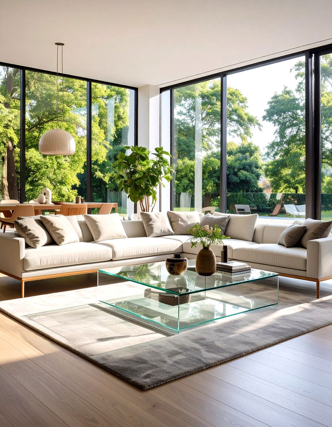 The Transparent Acrylic Small Living Room - 30 decorating ideas for small living room