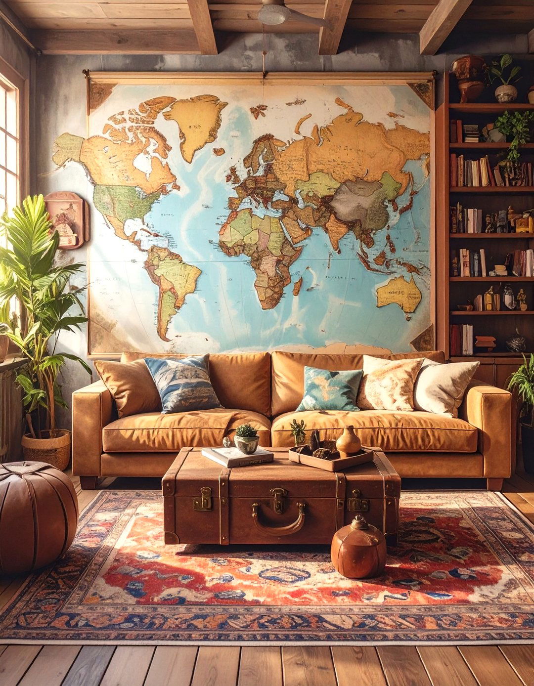 The Travel Enthusiasts Global Lounge - 30 man cave room ideas