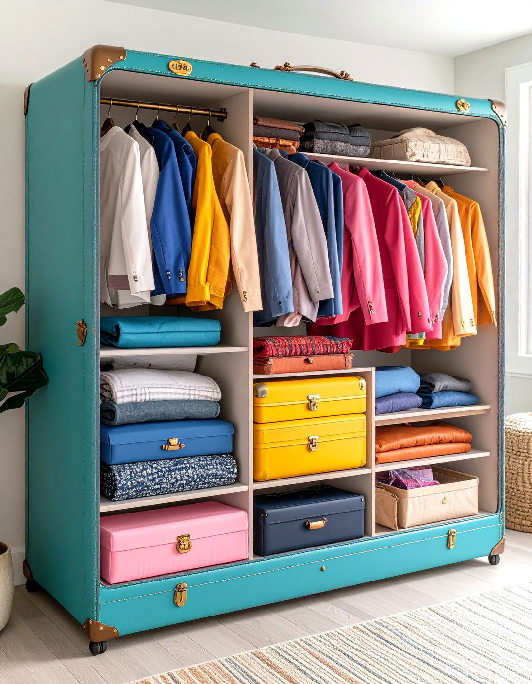 The Travel Inspired Entry Closet - 30 entry closet ideas