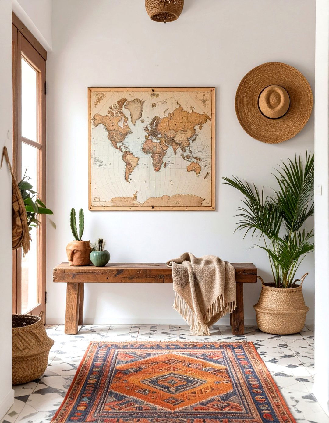 The Travel Inspired Global Entry - 30 home entryway ideas