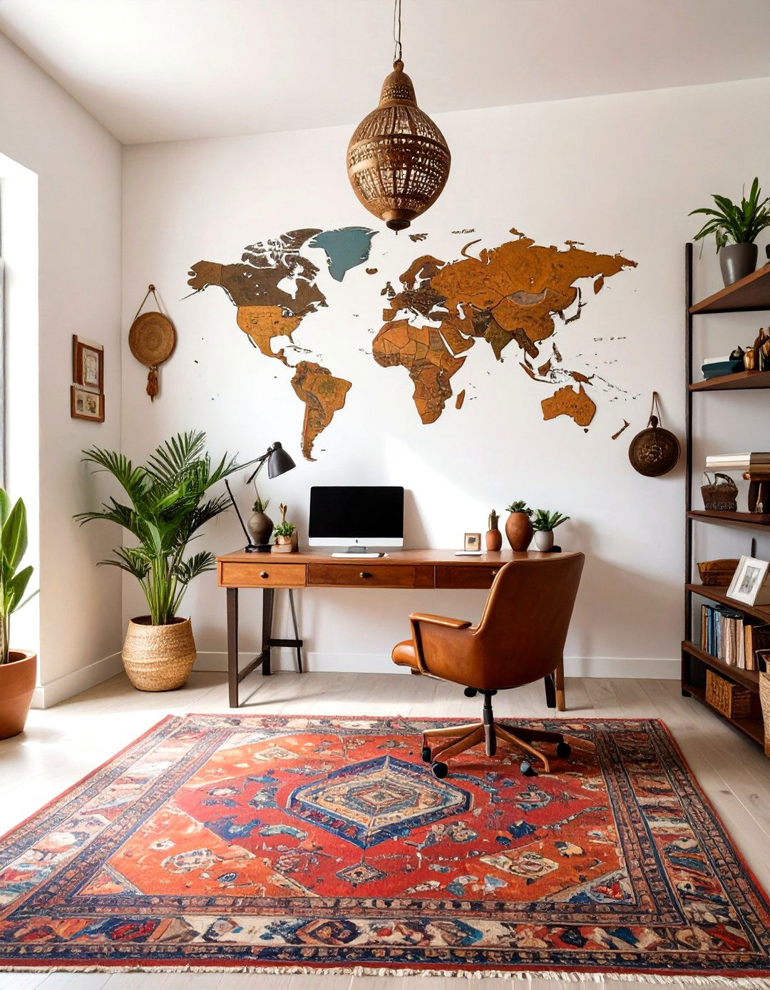 The Travel Inspired Global Office - 30 office decor inspiration