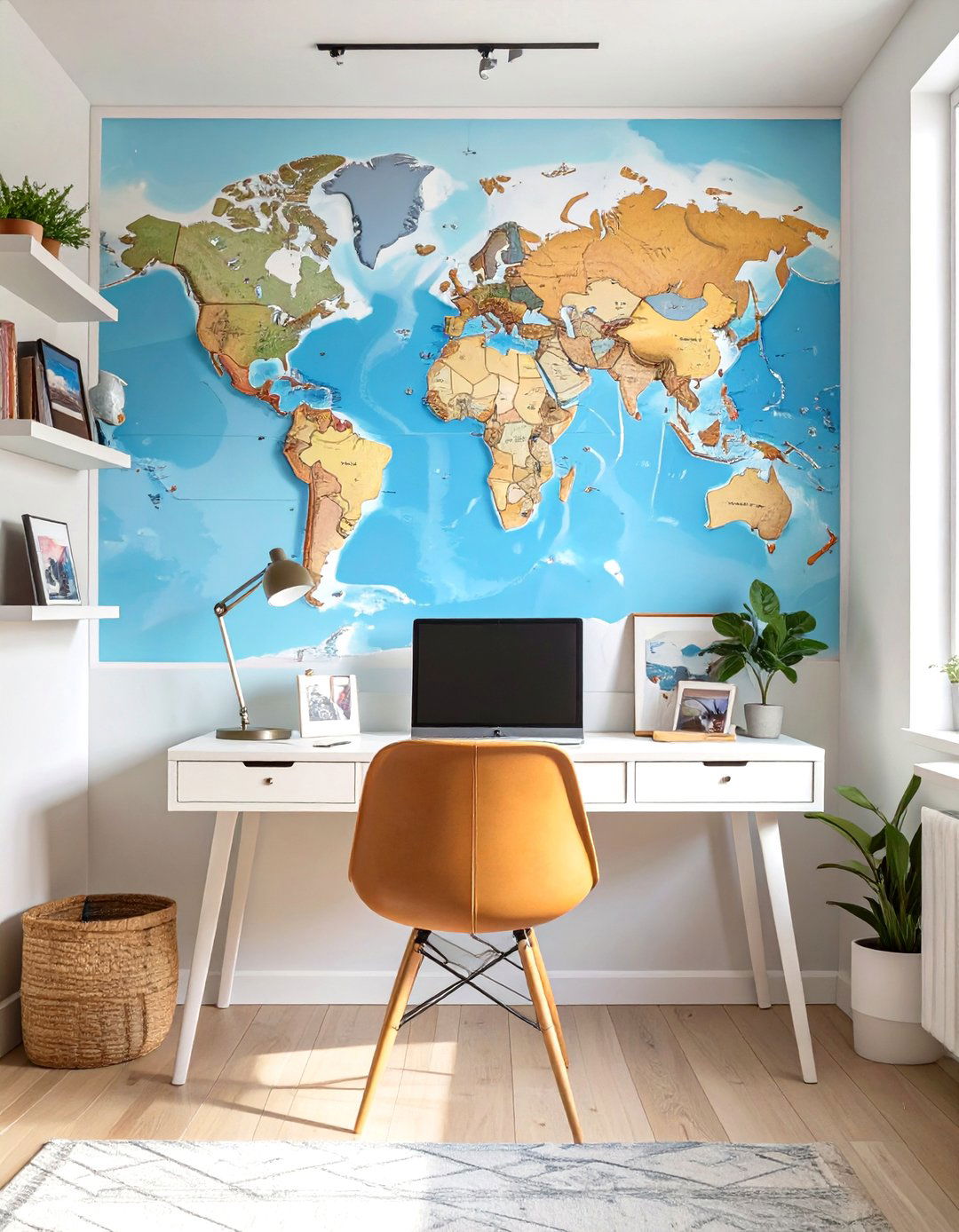 The Travel Inspired Retreat - 30 home office ideas for her