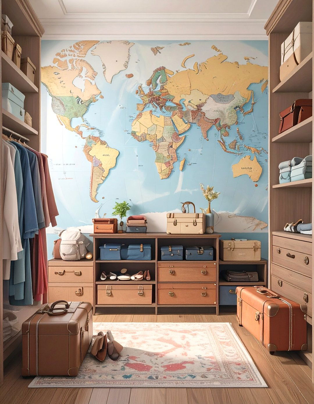 The Travel Inspired Wardrobe - 30 design your own closet ideas
