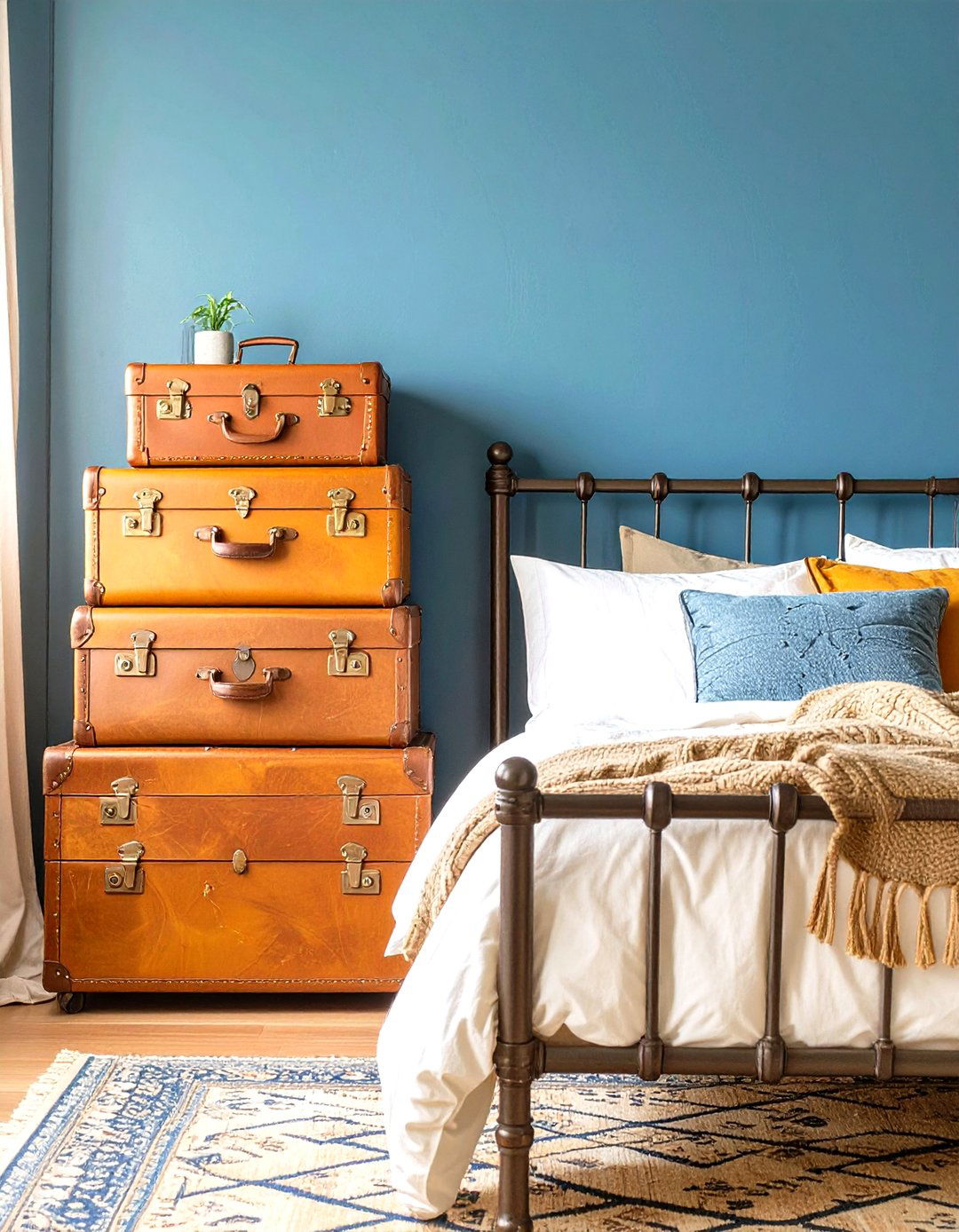 The Travel Trunk Bedroom - 30 guys bedroom ideas