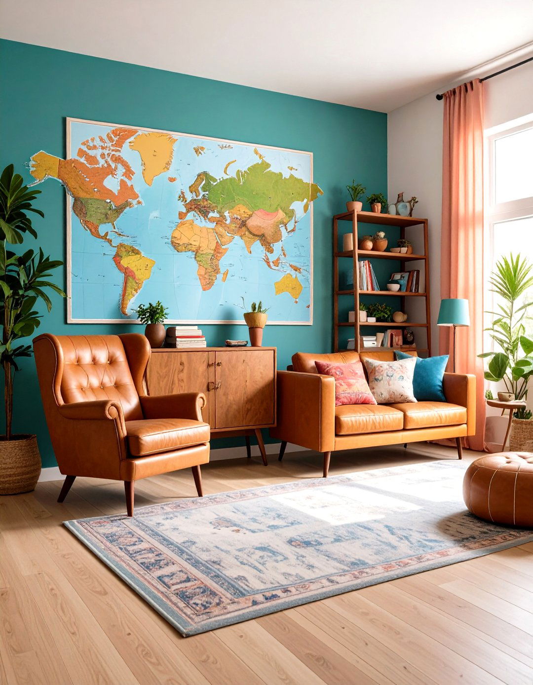 The Travel Writers Eclectic Space - 30 light academia interior design ideas