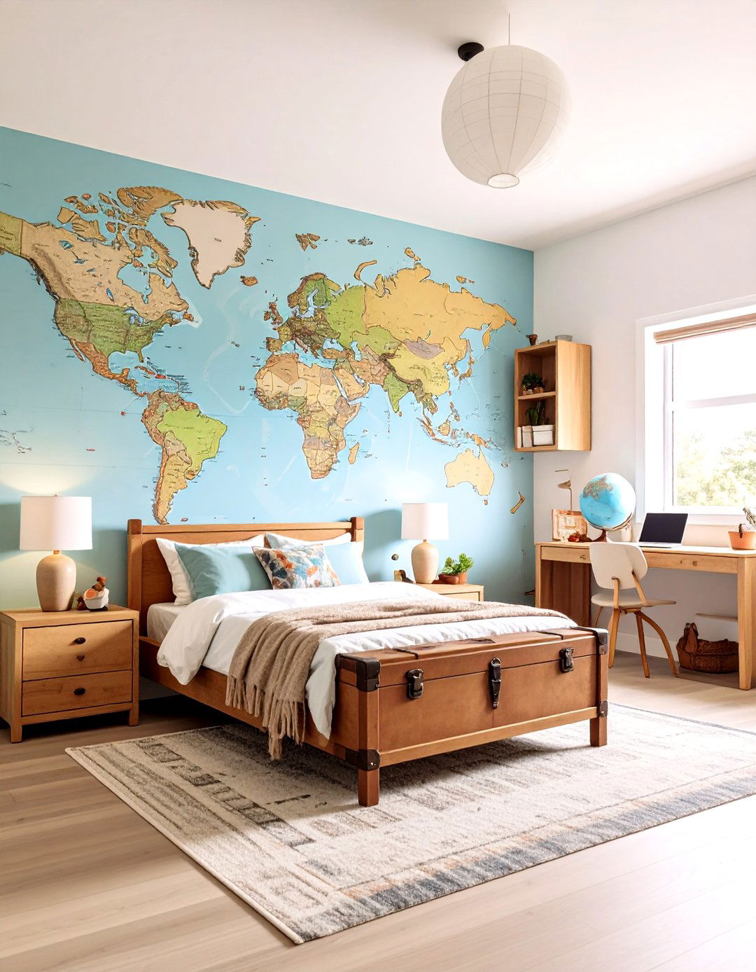 The Travelers Map Room Bedroom - 30 10 year old boy bedroom ideas
