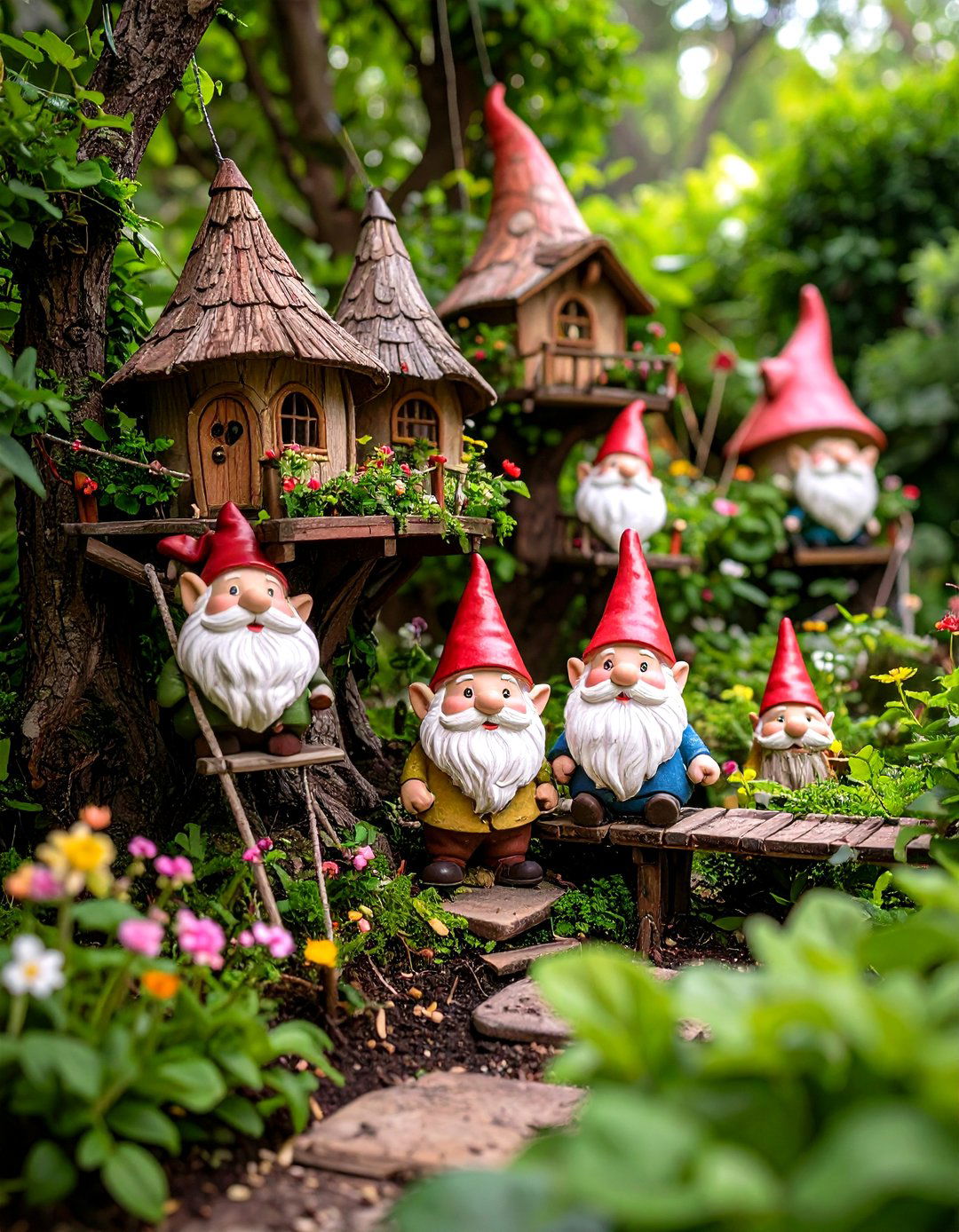 The Treehouse Community Gnome Garden - 30 gnome garden ideas