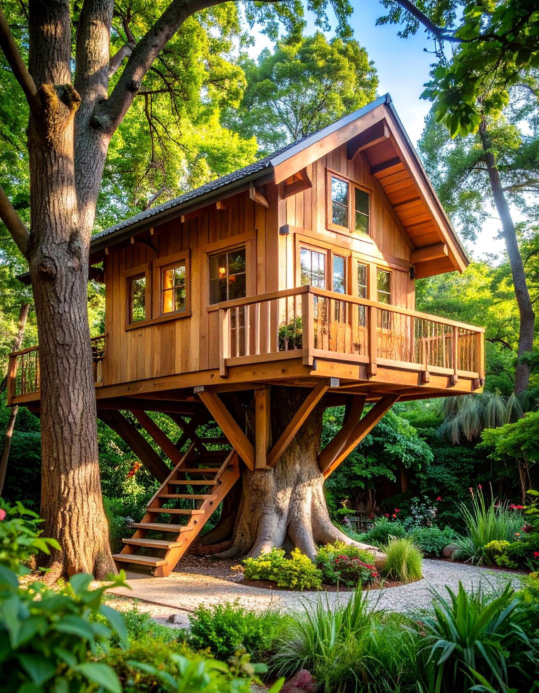 The Treehouse Inspired Backyard ADU - 30 backyard adu ideas