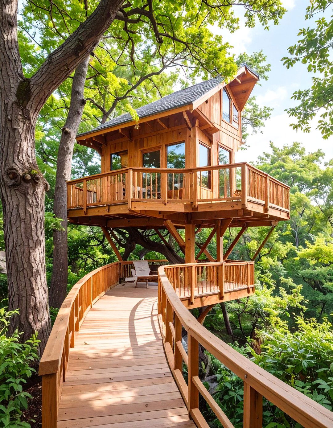The Treehouse Inspired Elevated Deck - 30 deck designs