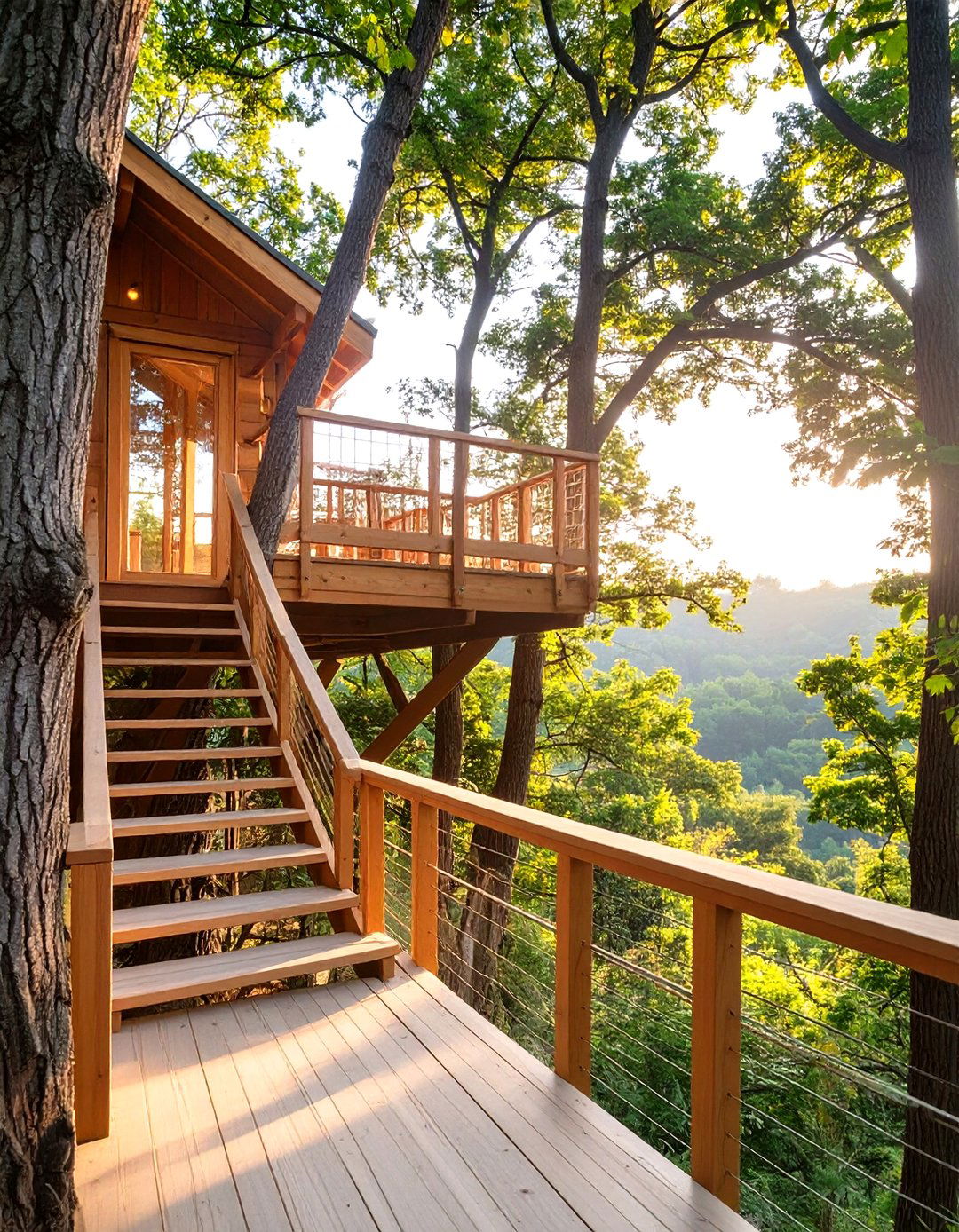 The Treehouse Inspired Elevated Deck - 30 cool deck ideas
