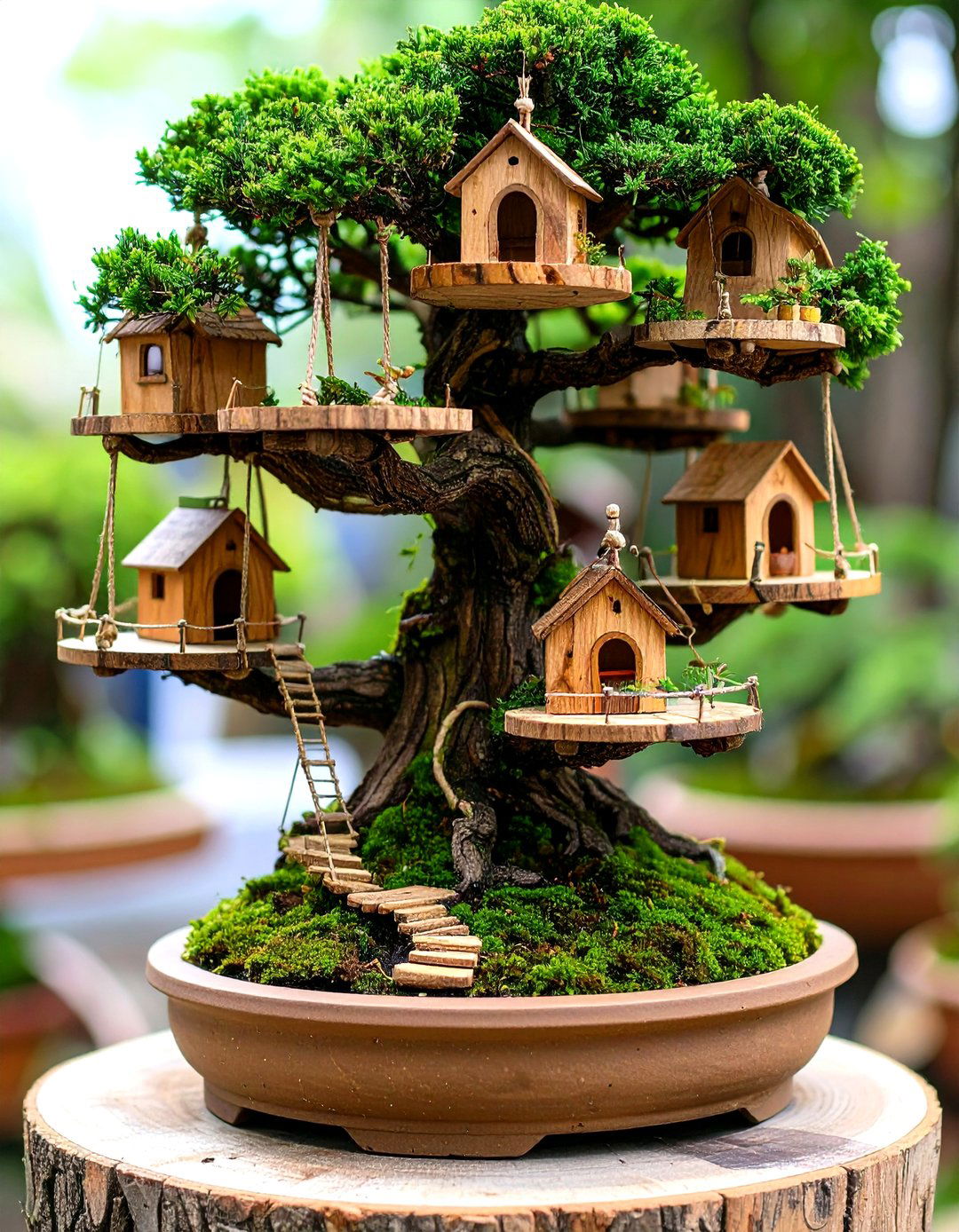 The Treetop Canopy Village - 30 fairy garden ideas landscaping