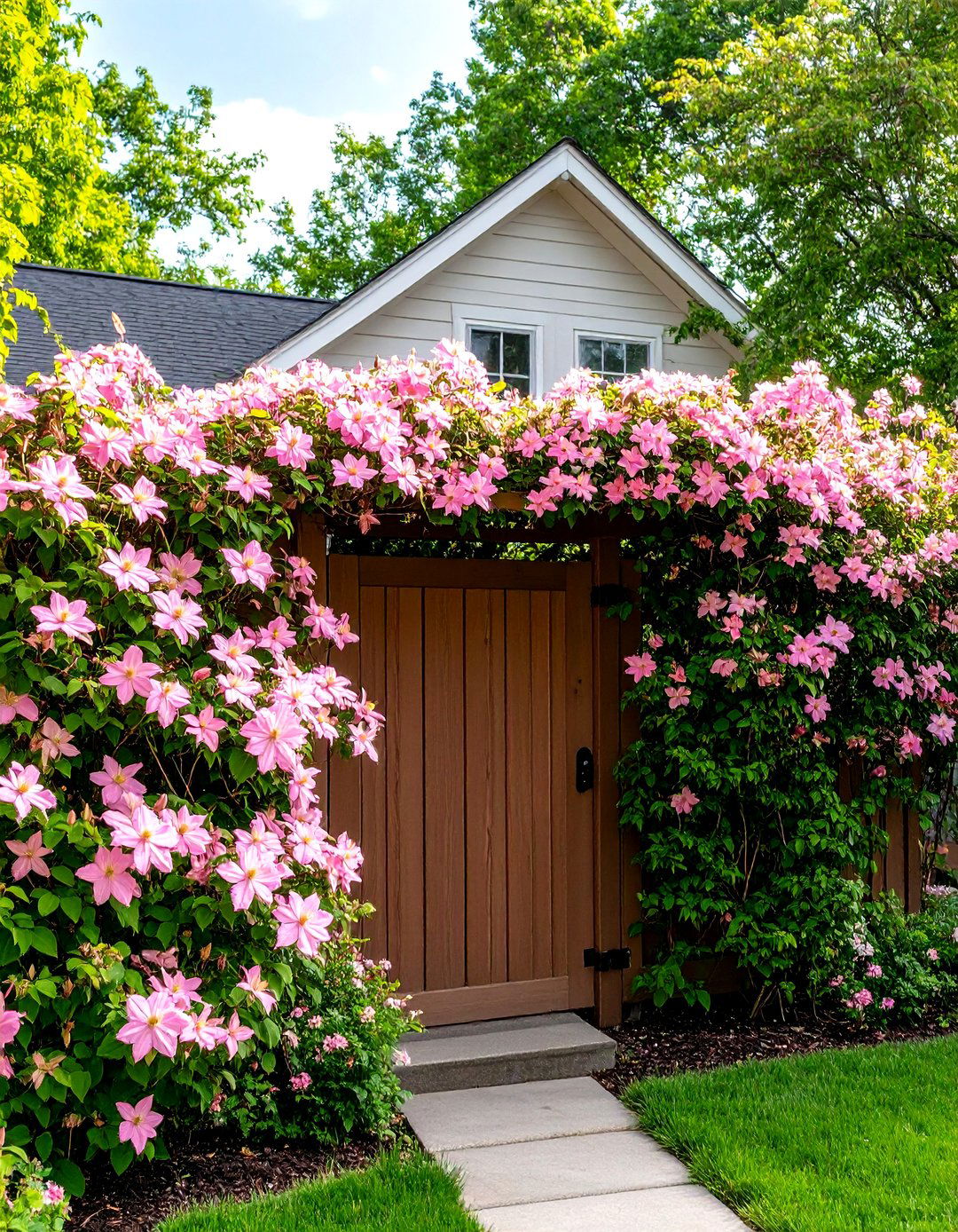 The Trellis Panel Fence - 30 backyard fence ideas