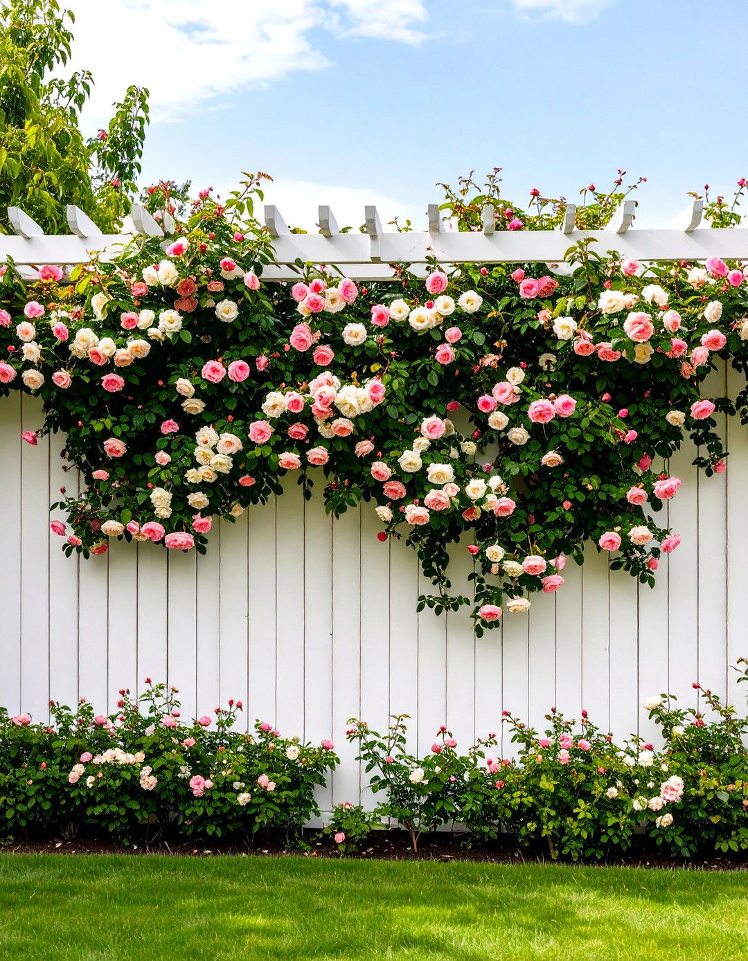 The Trellis Screen Garden Wall - 30 garden wall ideas
