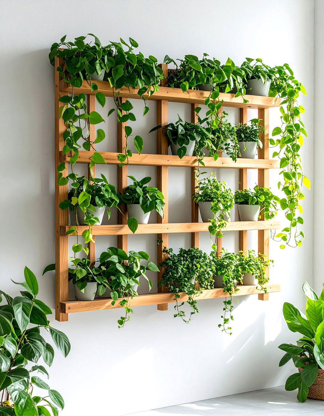 The Trellis Wall Garden - 30 indoor garden ideas