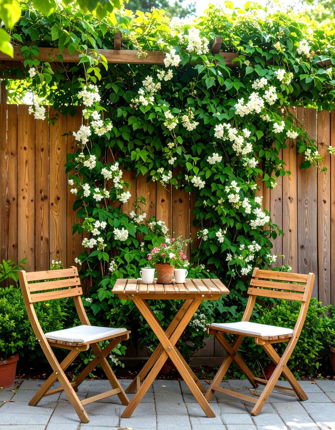 The Trellis and Climbing Vine Wall - 30 cheap backyard makeover ideas