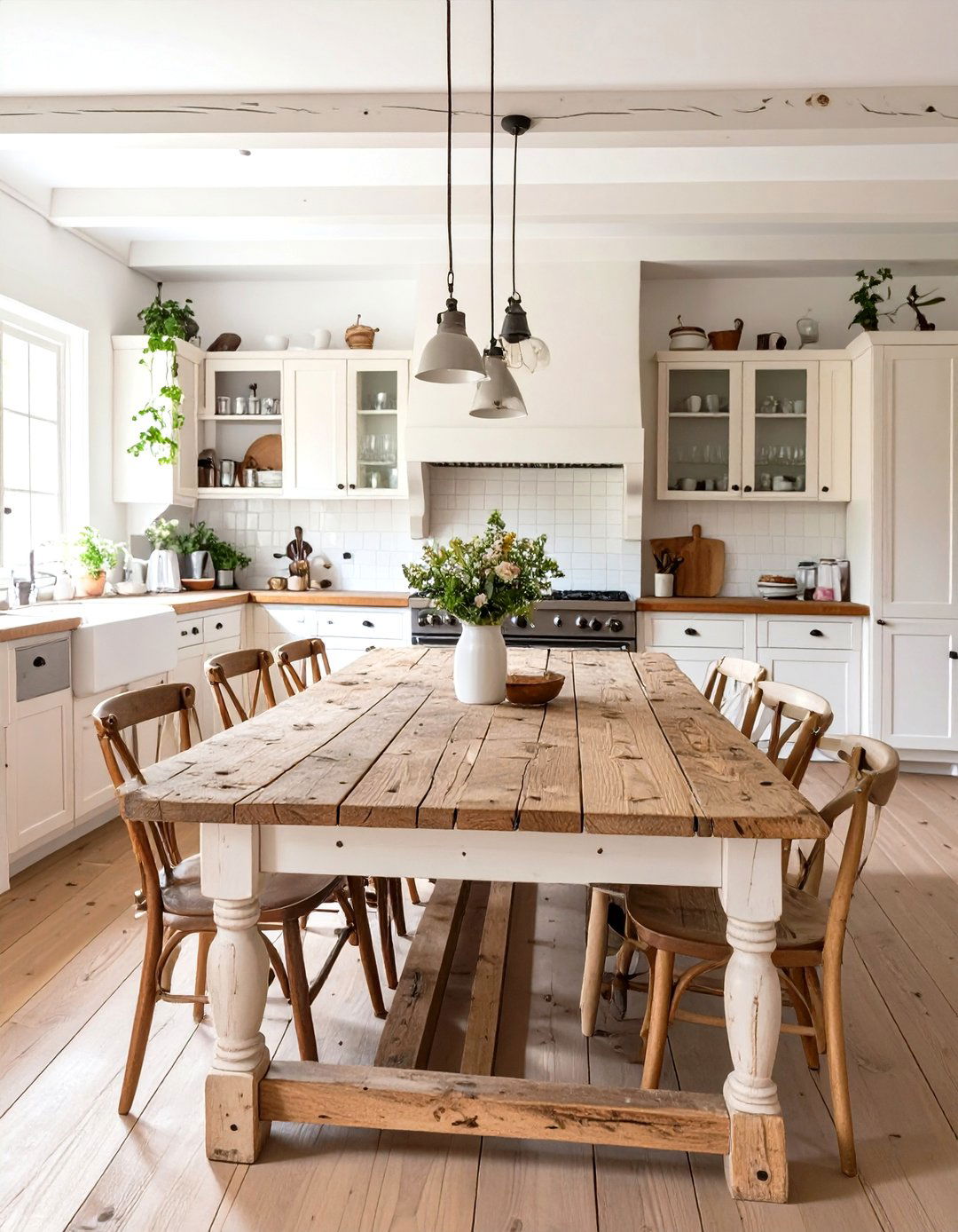 The Trestle Table Cottage Kitchen - 30 cottage kitchen ideas