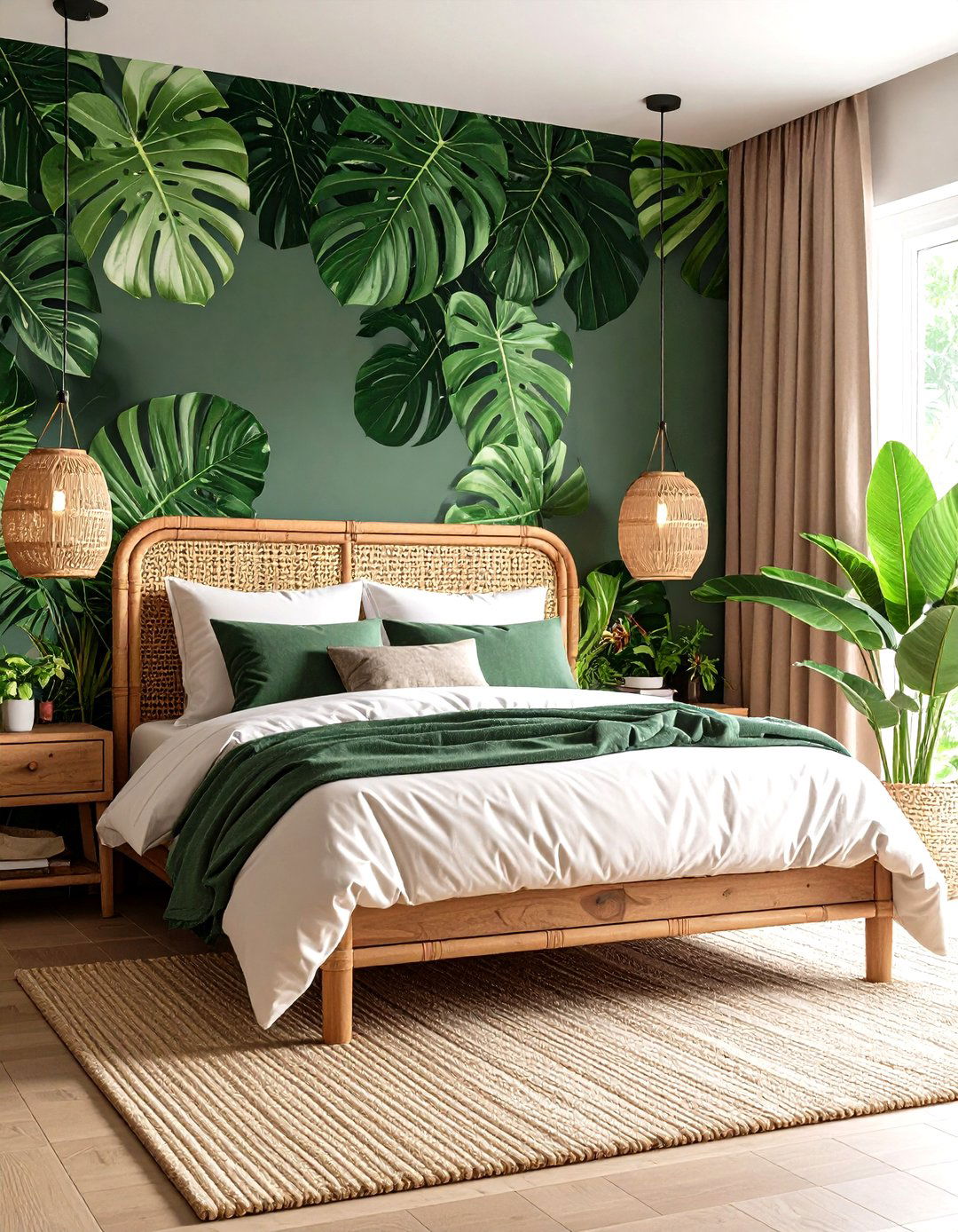 The Tropical Earthy Bedroom - 30 earthy bedroom ideas