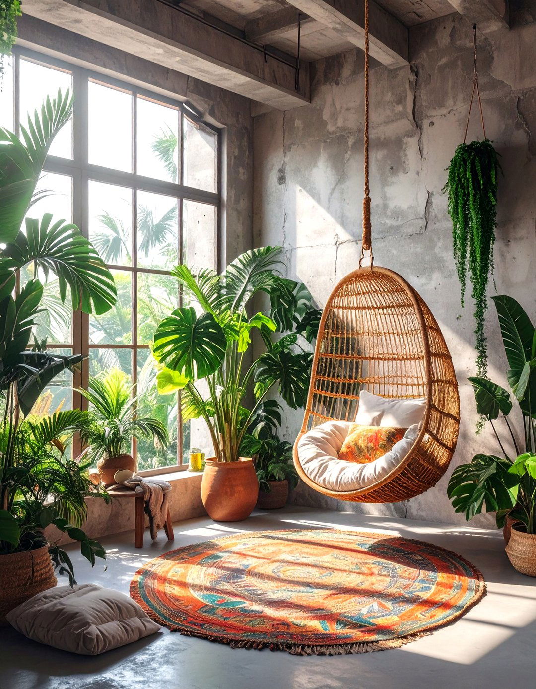 The Tropical Industrial Escape - 30 ai industrial loft design ideas