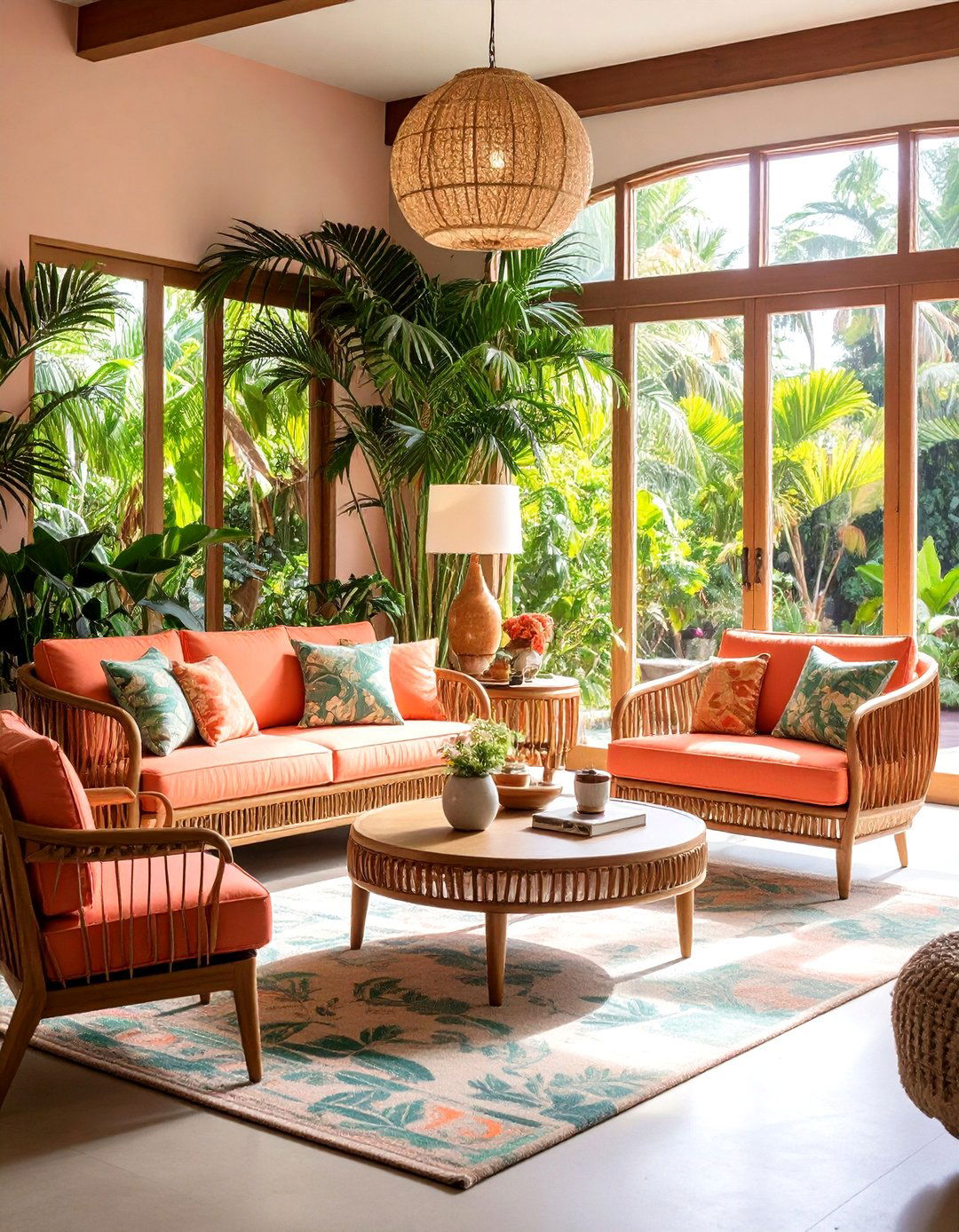 The Tropical Influenced Living Space - 30 1930s interior design ideas