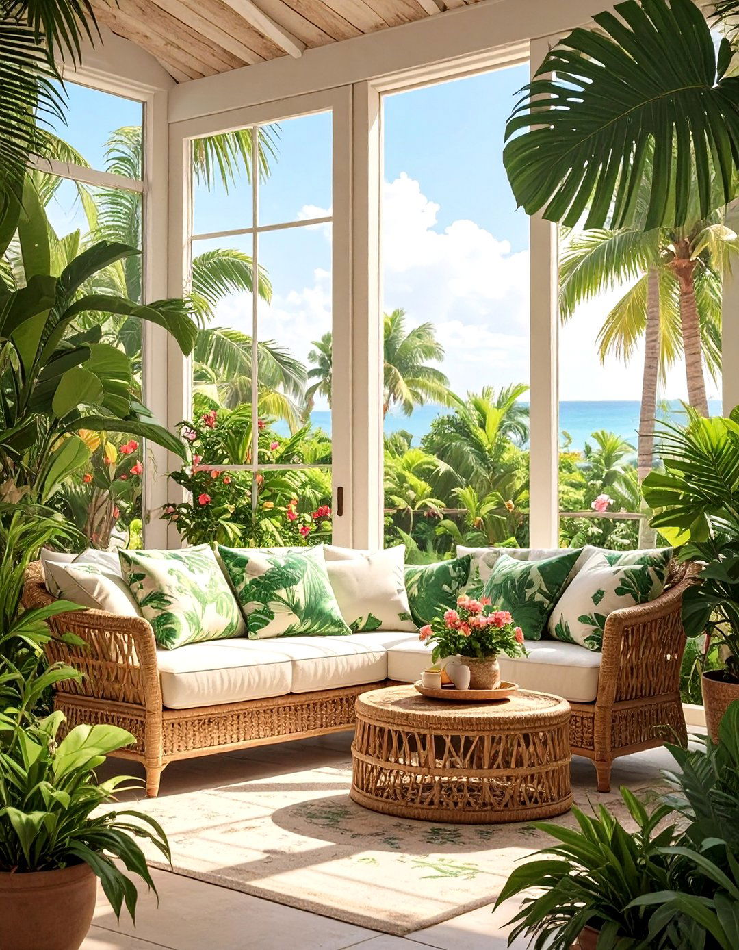 The Tropical Island Paradise Vibe - 30 coastal interior design ideas