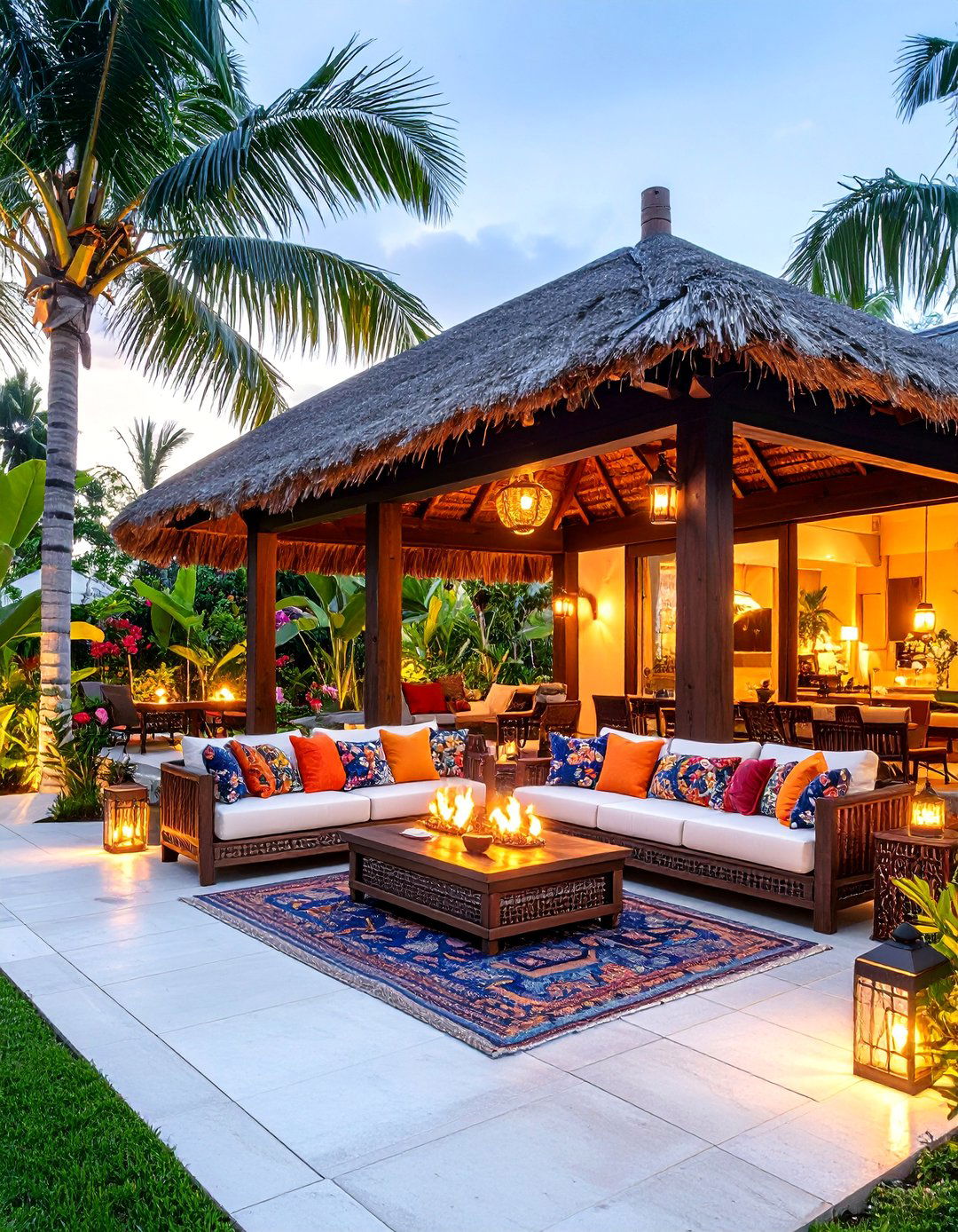The Tropical Lanai Escape - 30 backyard covered patio ideas