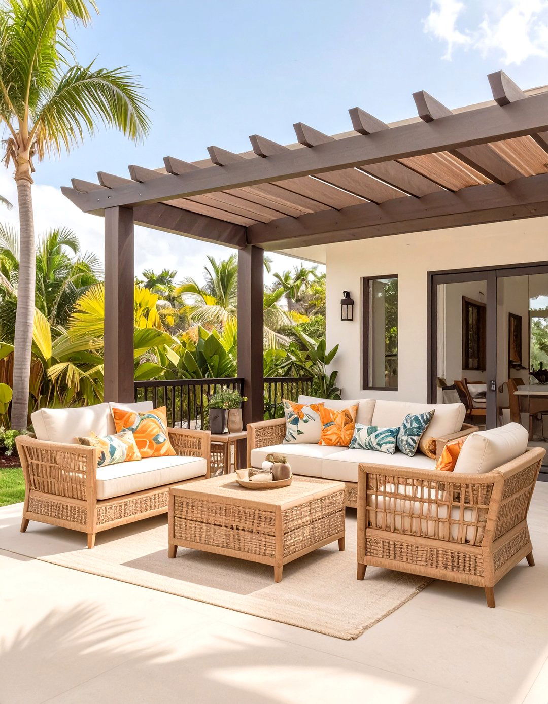 The Tropical Lanai Extension - 30 covered patio extension ideas
