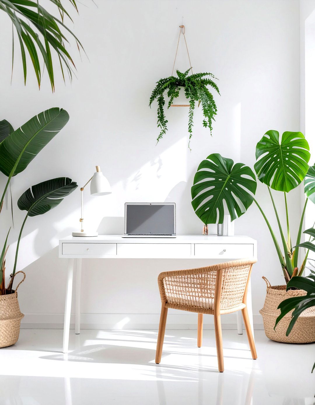The Tropical Modern Home Office - 30 home office interior design ideas