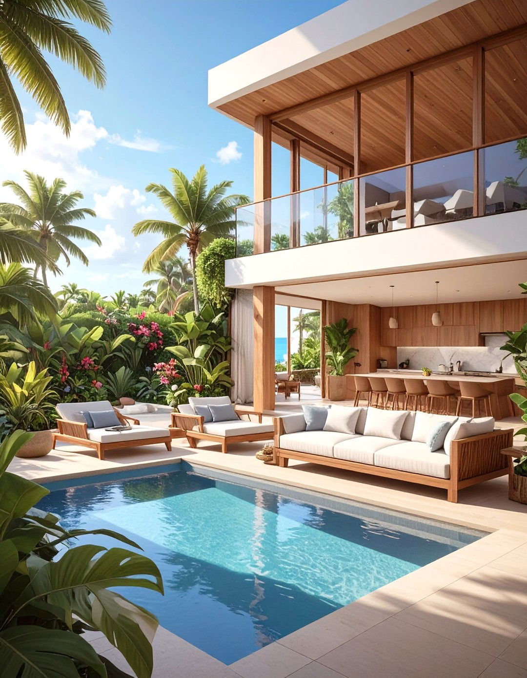 The Tropical Modern Oasis - 30 luxury home design ideas