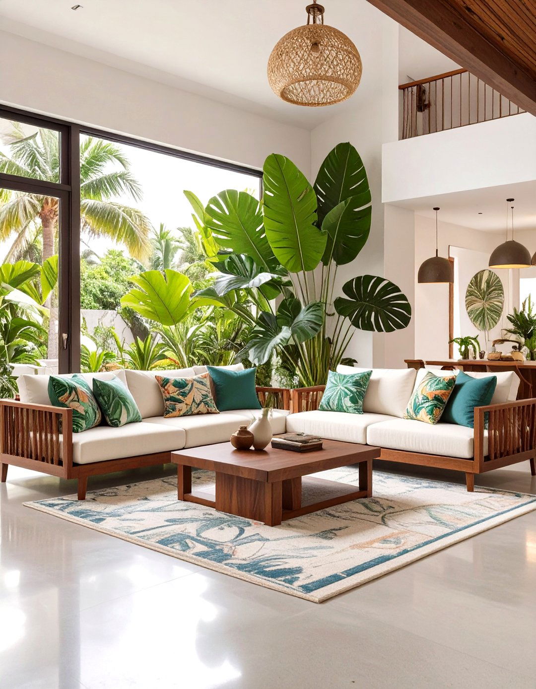 The Tropical Modernism Living Room - 30 luxury living room ideas